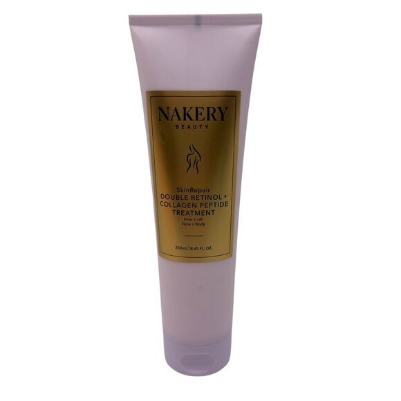 Nakery Beauty Double Retinol & Collagen Peptide Treatment 8.45oz  Firming & Lift - Picture 1 of 8